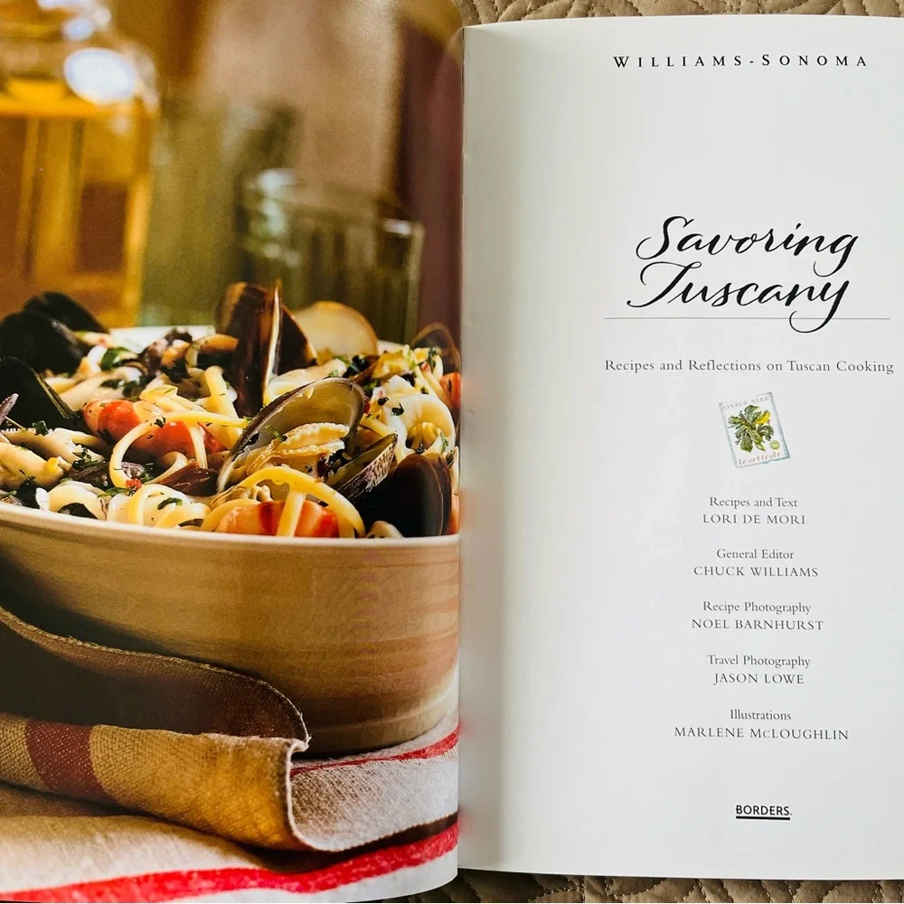 Savoring Tuscany Williams Sonoma book.❣️